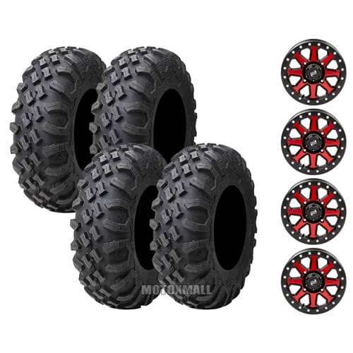 Tusk Megabite 28x10-14 on 4/156 Tusk Uinta Candy 4+3