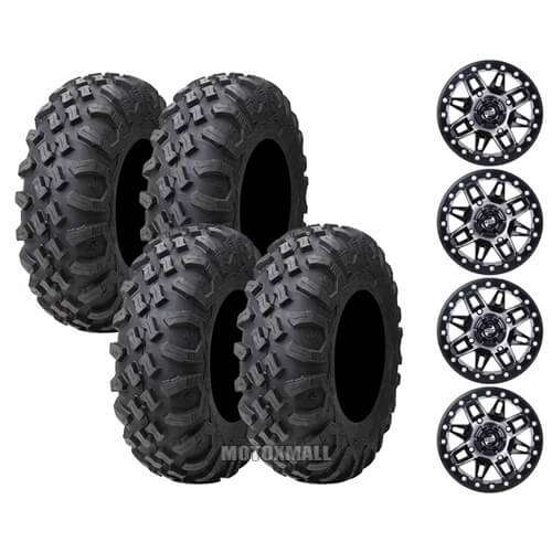 Tusk Megabite 32x10-15 on 4/156 Tusk Wasatch Machined 5+2
