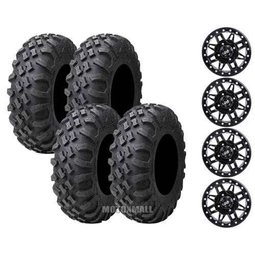 Tusk Megabite 32x10-15 on 4/156 Tusk Wasatch Black 5+2