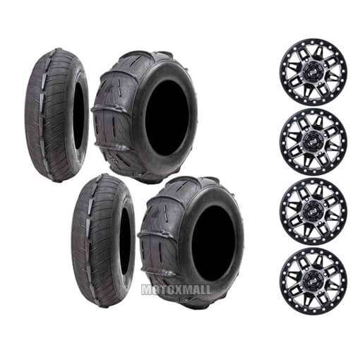 Tusk Sand Lite 32x10-15 / 32x12-15 on 4/156 Tusk Wasatch Machined 5+2