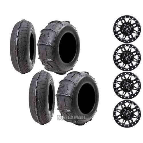 Tusk Sand Lite 32x10-15 / 32x12-15 on 4/156 Tusk Wasatch Black 5+2