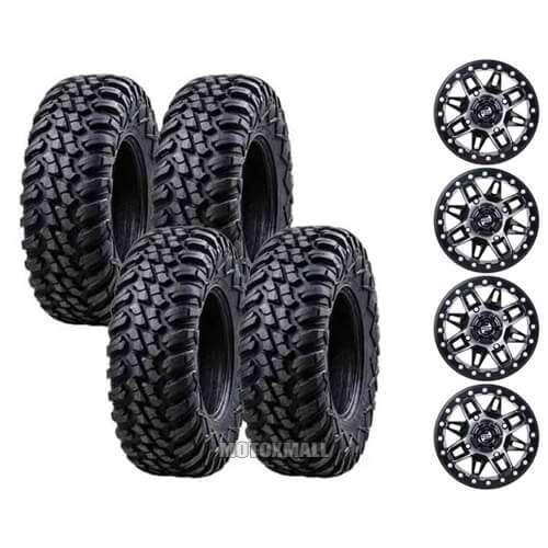 Tusk Terrabite 30x10-15 on 4/156 Tusk Wasatch Machined 5+2