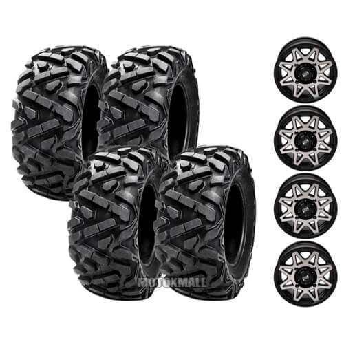 Tusk Trilobite HD 27x9-14 / 27x11-14 on 4/110 Tusk Tintic Machined 5+2