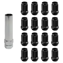 Black Lug Kit with Key