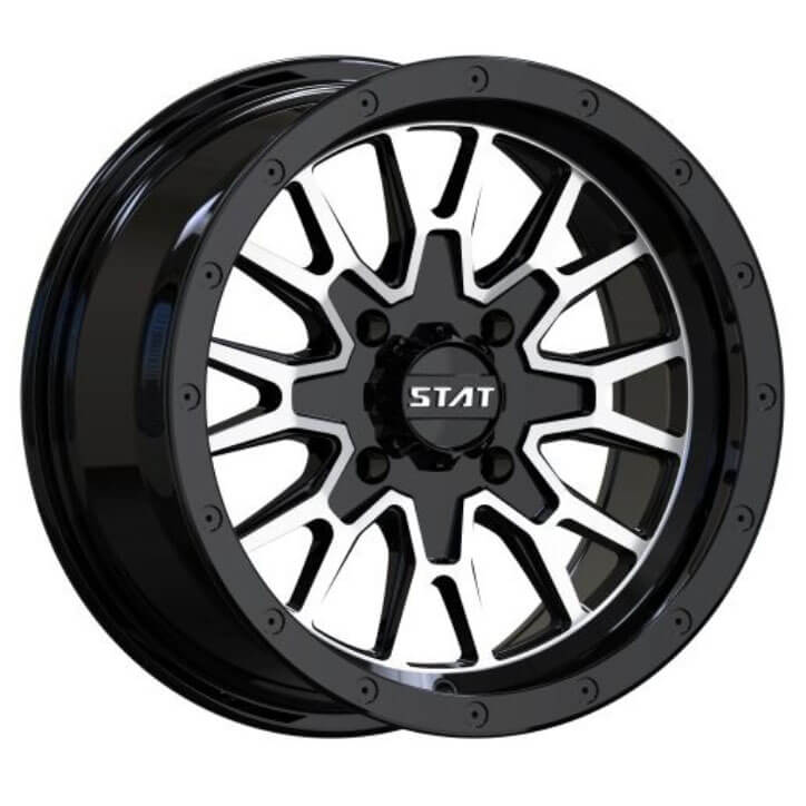 STAT 01 Machined Black Wheels
