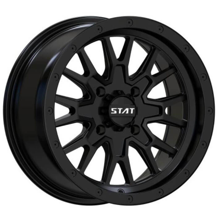 STAT 01 Satin Black Wheels